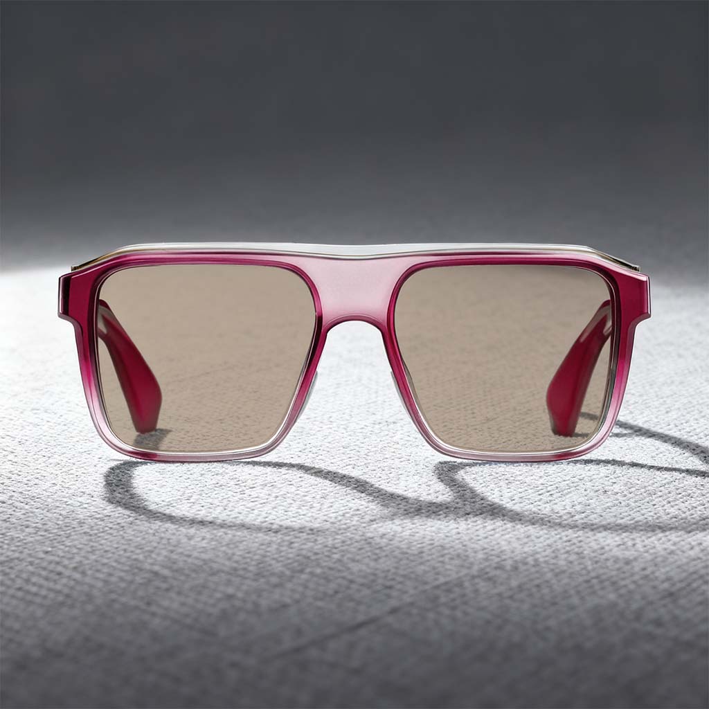 Large frame square sunglasses