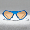 Avant garde cat eye shaped sunglasses