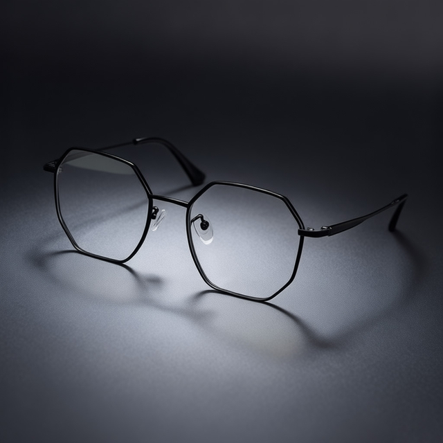 Hexagonal Slim-Metal Optical Frames (Pastel Color)