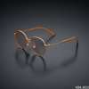 Round Metal Sunglasses (Vibrant Color, Smoked Lenses)