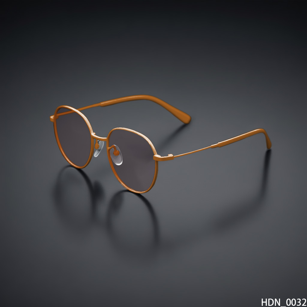Round Metal Sunglasses (Vibrant Color, Smoked Lenses)