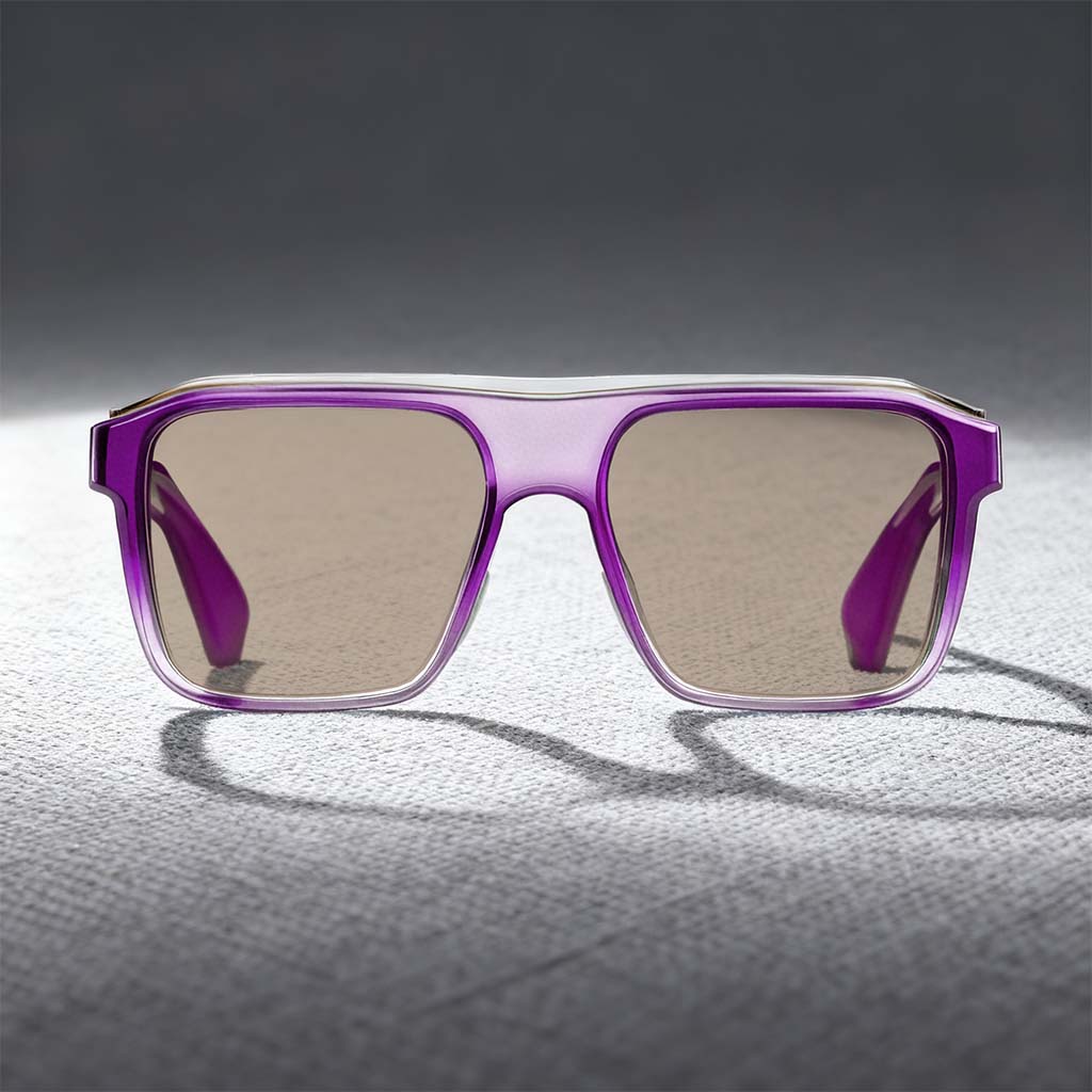 Large frame square sunglasses