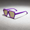 Avant garde geometric sunglasses