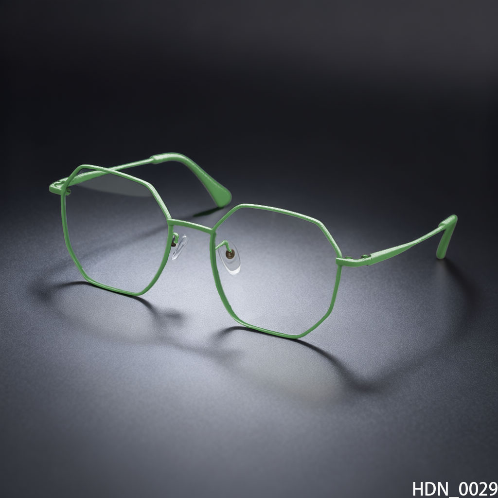 Hexagonal Slim-Metal Optical Frames (Pastel Color)