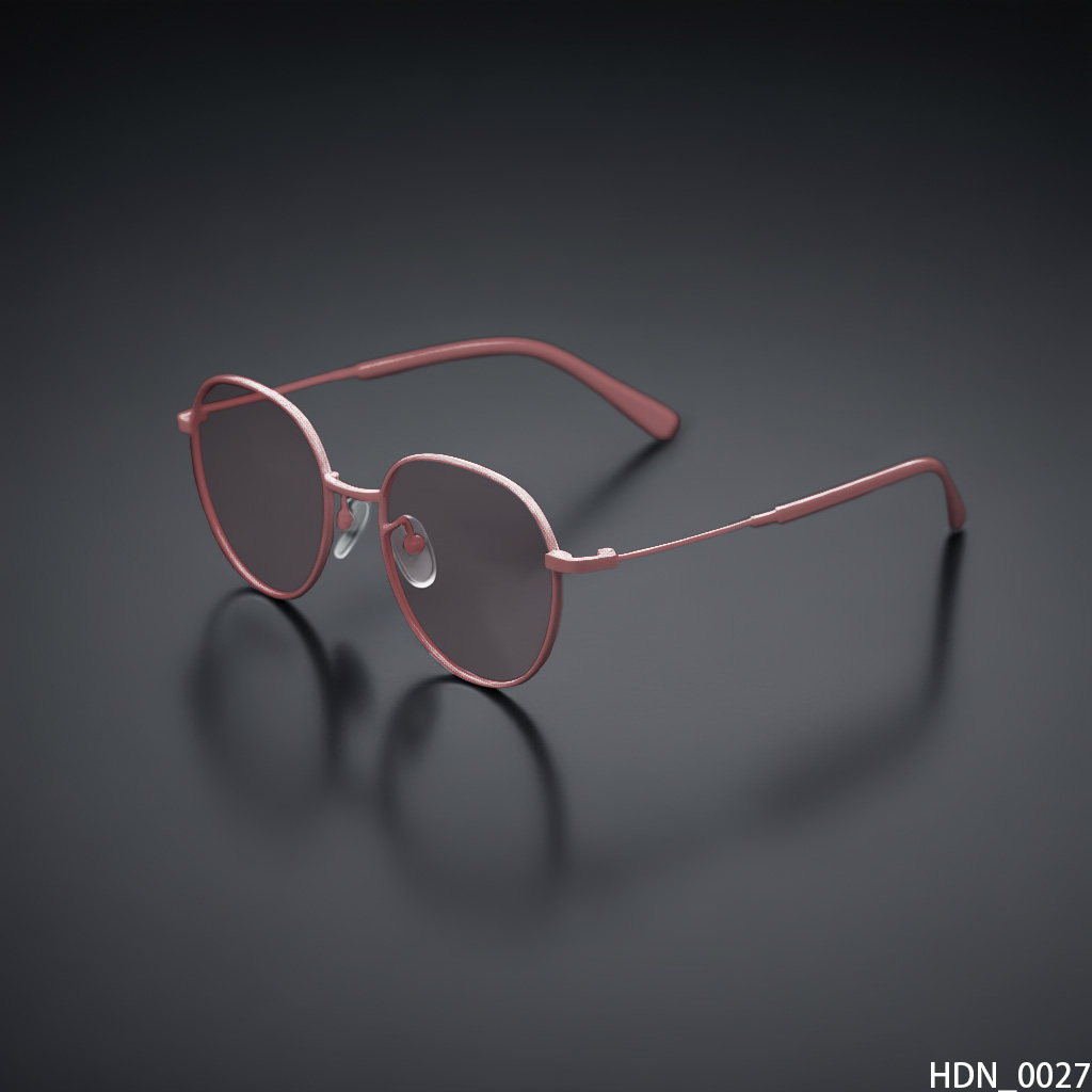 Round Metal Sunglasses (Vibrant Color, Smoked Lenses)
