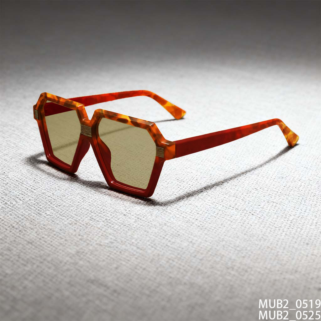 Avant garde geometric sunglasses