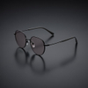 Round Metal Sunglasses (Vibrant Color, Smoked Lenses)