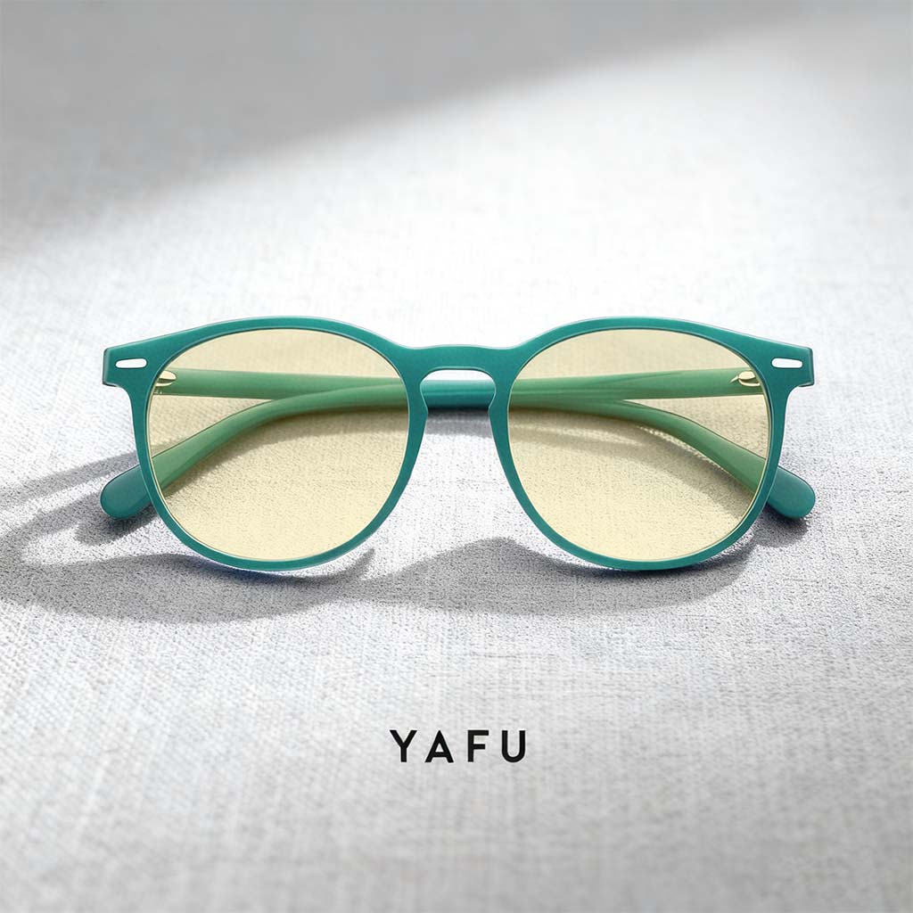 Retro round frame sunglasses