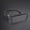 Round-Rim Eyeglasses (Tortoise Temple. Gold)