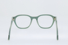 Adults' Forest Green & Mint Green Contrast Round-Frame Glasses