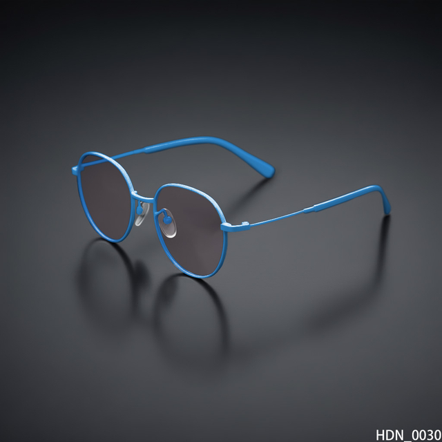 Round Metal Sunglasses (Vibrant Color, Smoked Lenses)