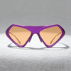 Avant garde cat eye shaped sunglasses