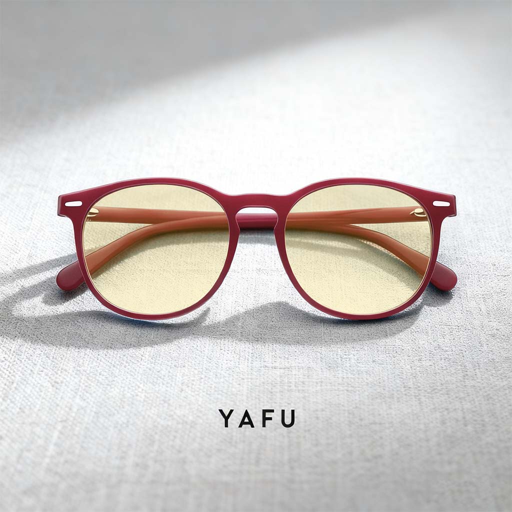 Retro round frame sunglasses