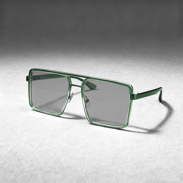 Oversized Double-Bridge Sunglasses