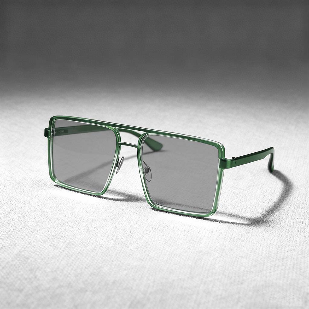 Oversized Double-Bridge Sunglasses