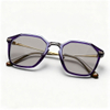 Polygonal framed sunglasses