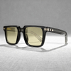 Transparent Square-Frame Sunglasses with Premium Aesthetic