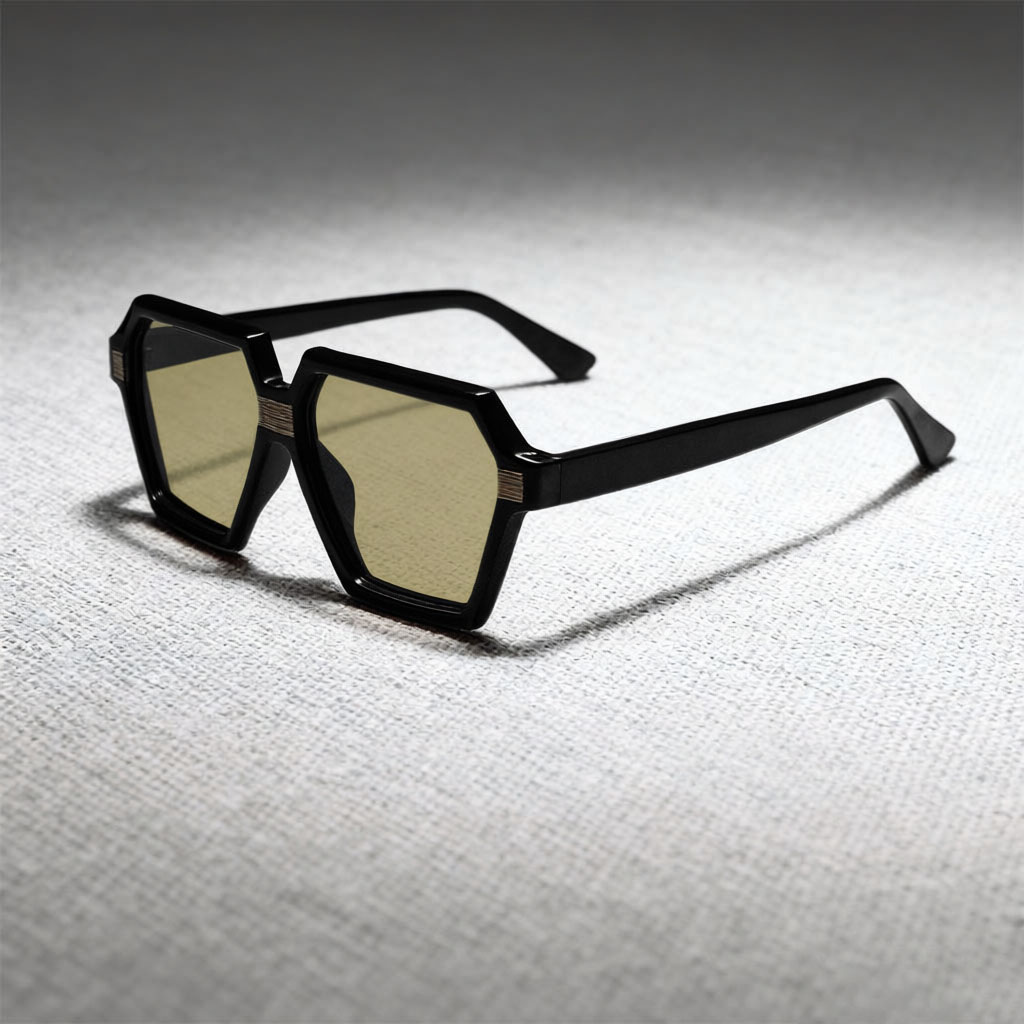 Avant garde geometric sunglasses