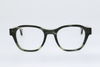 Adults' Forest Green Marble Round-Square Frame Glasses
