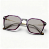 Polygonal framed sunglasses