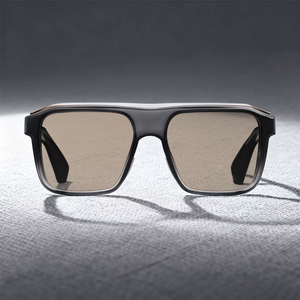 Large frame square sunglasses