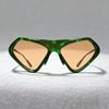 Avant garde cat eye shaped sunglasses
