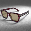Retro square frame sunglasses