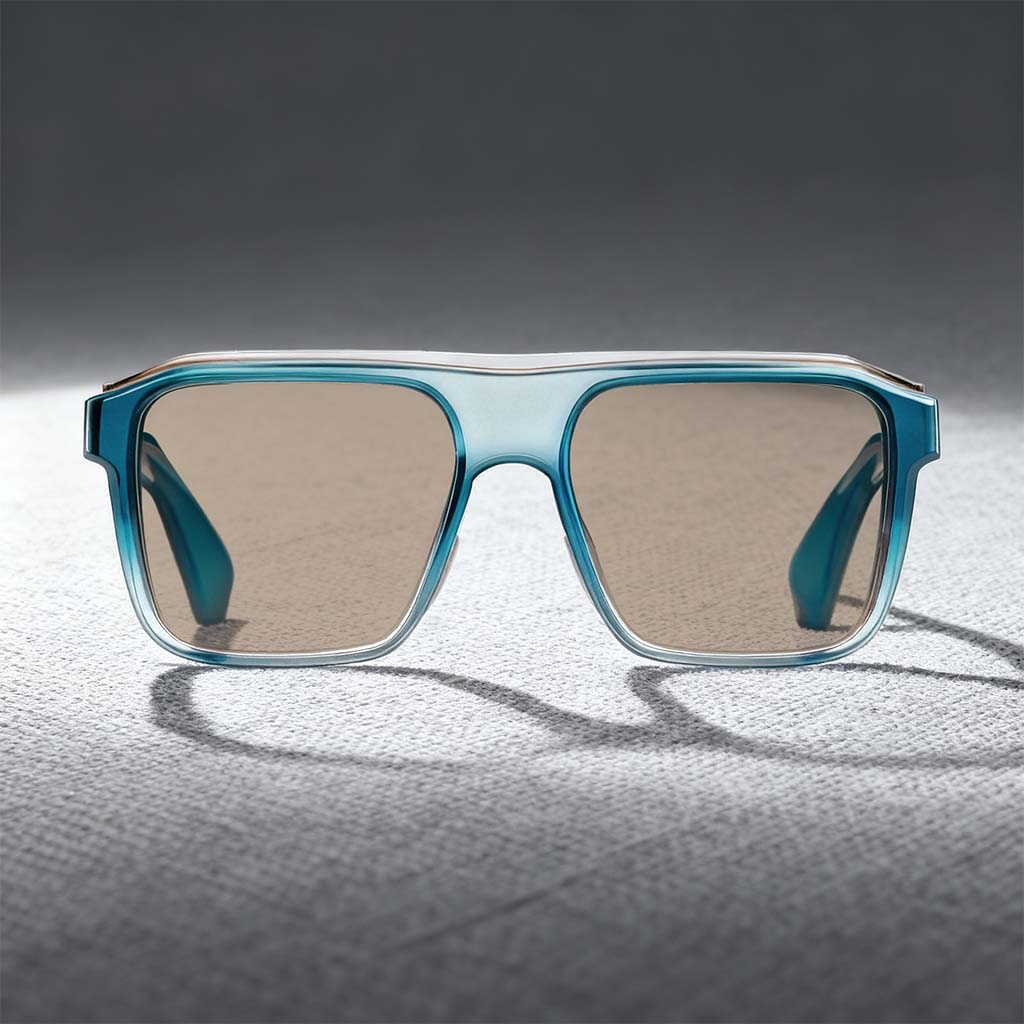 Large frame square sunglasses