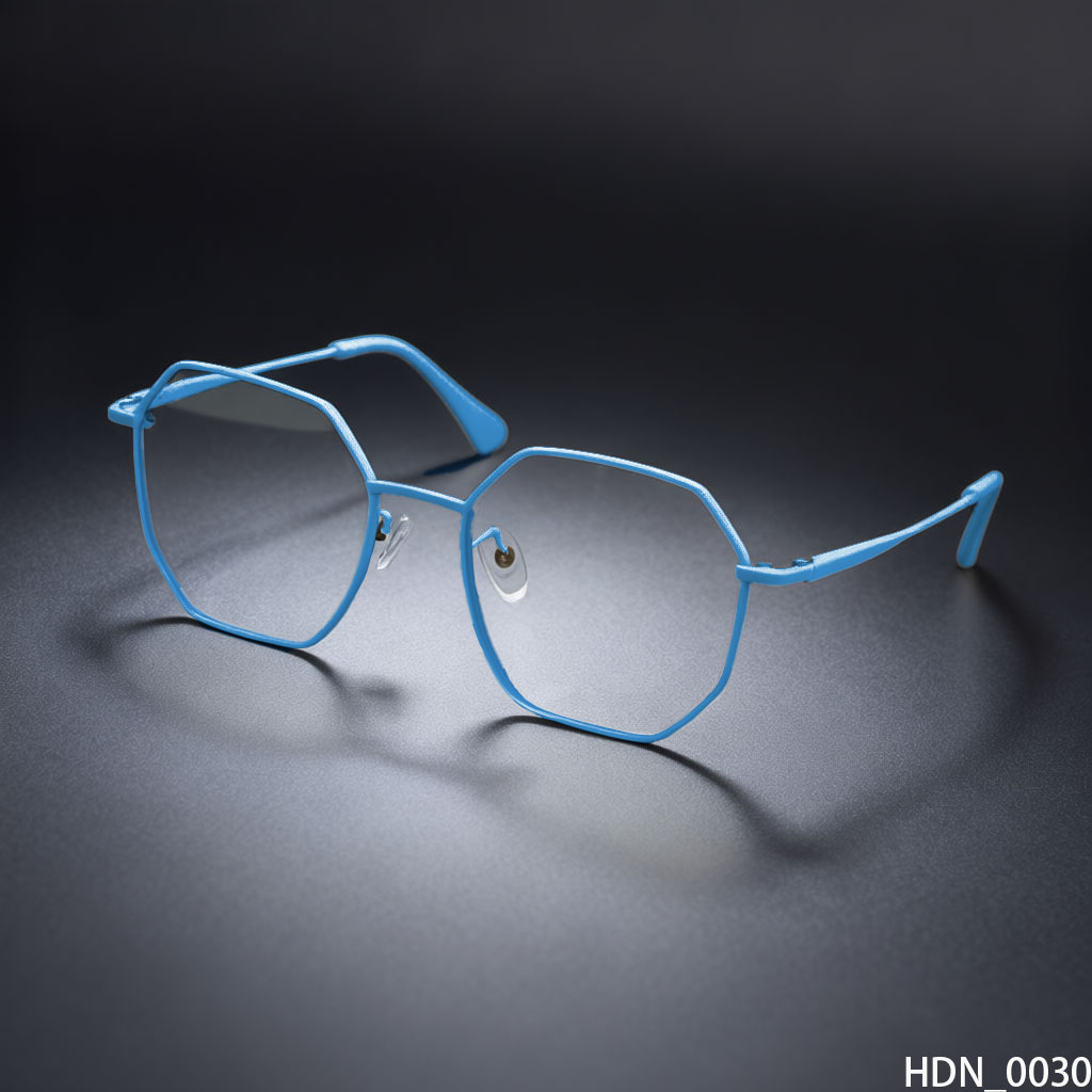 Hexagonal Slim-Metal Optical Frames (Pastel Color)