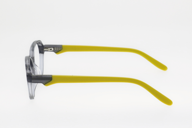 Kids' Soft Pink & Royal Blue Contrast Round Frame Glasses 