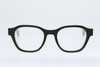 Adults' Forest Green & Mint Green Contrast Round-Frame Glasses