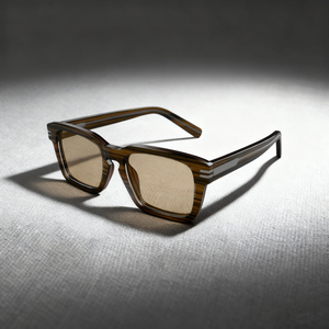 Retro square frame sunglasses