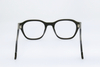 Adults' Glossy Black Retro Round-Frame Glasses