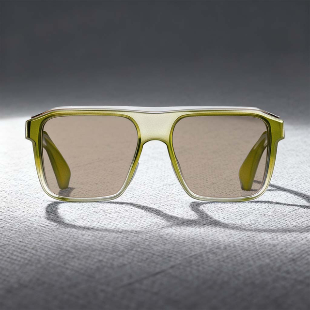 Large frame square sunglasses