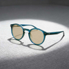 Retro round frame sunglasses
