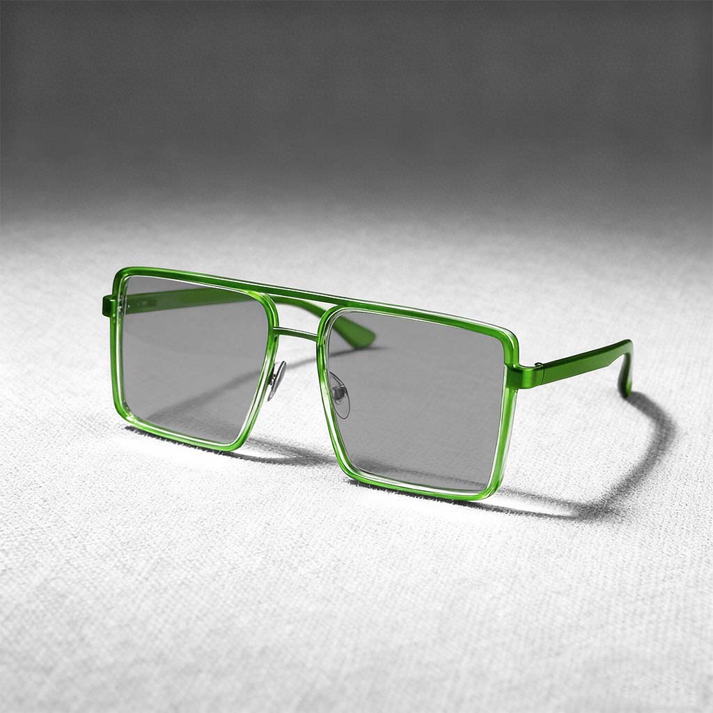 Oversized Double-Bridge Sunglasses