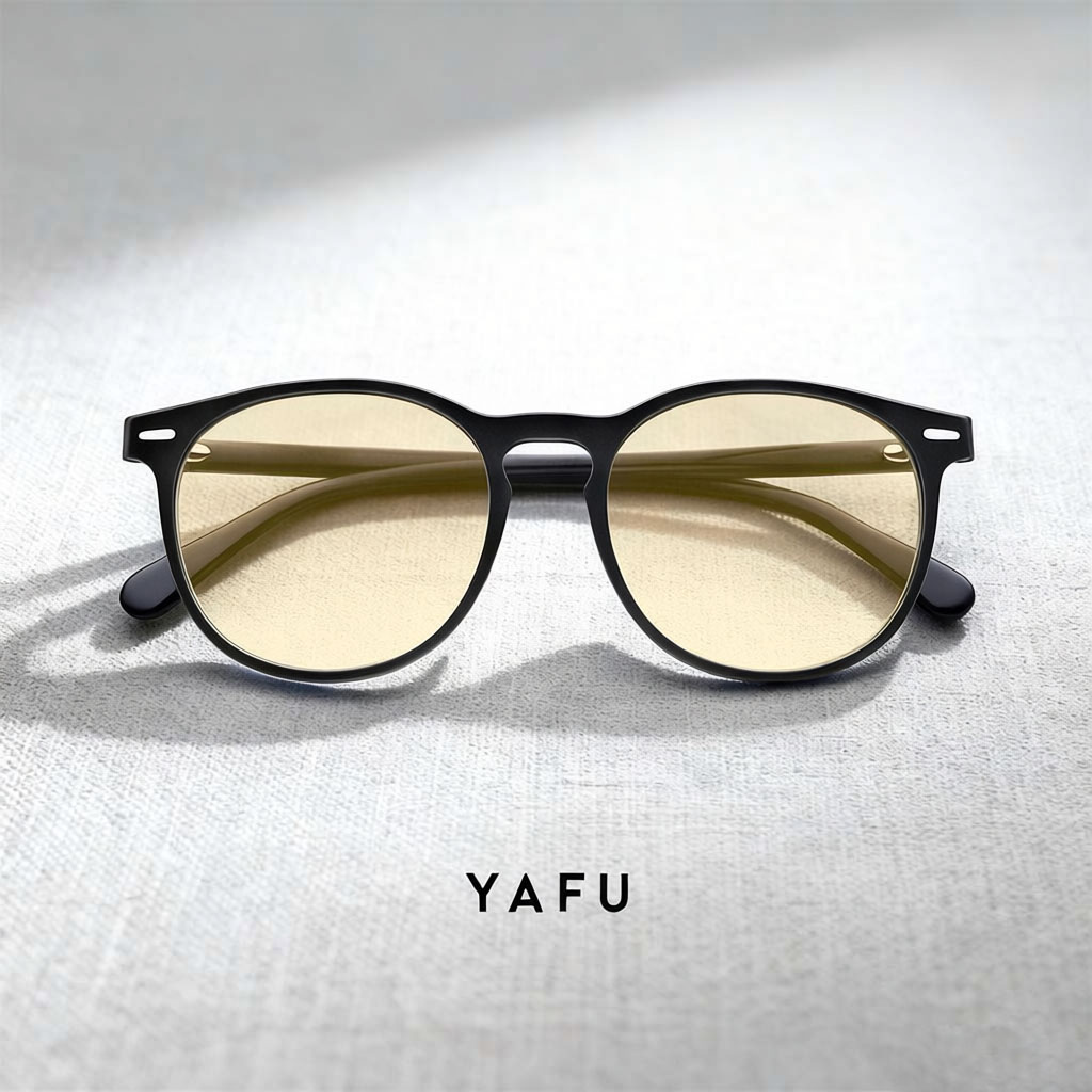 Retro round frame sunglasses