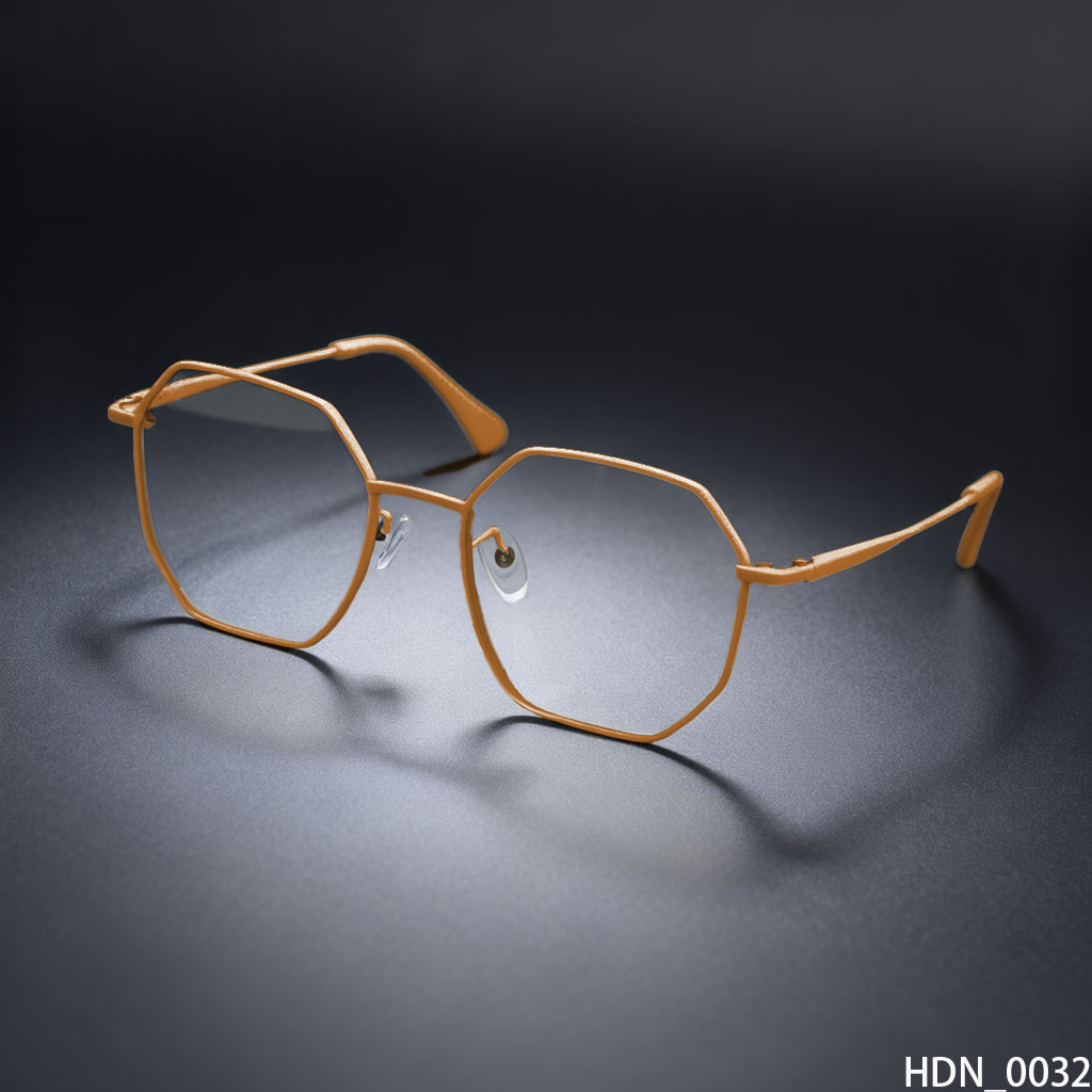 Hexagonal Slim-Metal Optical Frames (Pastel Color)