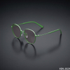 Round Metal Sunglasses (Vibrant Color, Smoked Lenses)