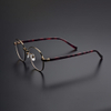 Round-Rim Eyeglasses (Tortoise Temple. Gold)
