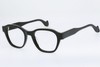 Adults' Glossy Black Retro Round-Frame Glasses